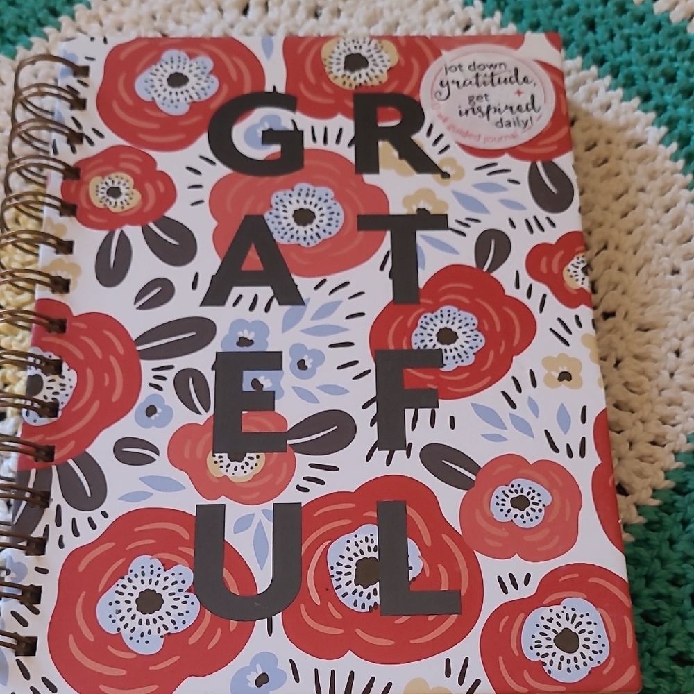 Floral Gratitude Journal with Spiral Binding
